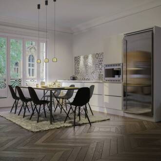 Ove LED hanglamp Ø9,5cm goud-zwart