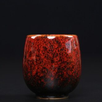 Oven Change Geglazuurde Tea Cup Big Size Keramische Theekopje 150Ml Drinken Reizen Drinkware Porselein Mok huo