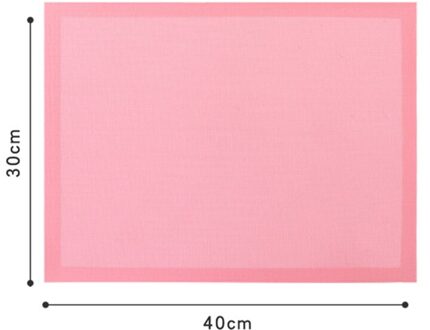 Oven Sheet Liner Siliconen Bakken Mat Non-stick Voor Cookie//Biscuit/Puff/Eclair Rolling Deeg hittebestendige Gebak Mat Tool 40x30cm roze doorzichtig