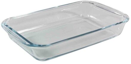 Ovenschaal glas 1,6L transparant