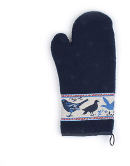 Ovenwant Birds Donkerblauw - 20x37 cm