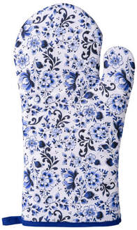 ovenwant Bloemen wit