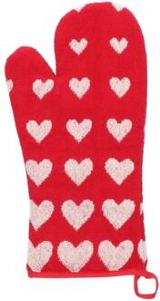 Ovenwant Hearts Rood - 20x37 cm