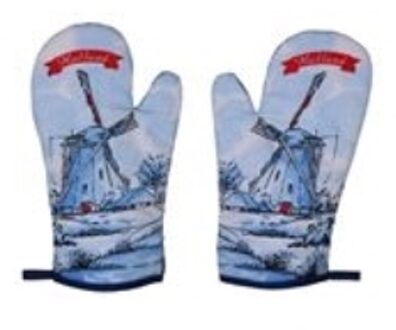 Ovenwanten molen Holland set a 2 30x18cm