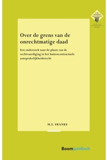 Over De Grens Van De Onrechtmatige Daad - E.M. Meijers Instituut Voor Rechtswetenschappelijk - M.E. Franke