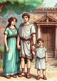 Over grote mensen en kleine kinderen in het oude Rome