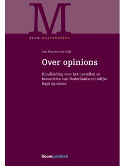 Over opinions - Boek Jan Marten van Dijk (9462902291)