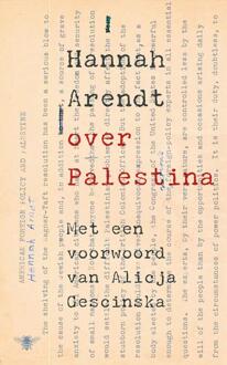 Over Palestina -  Hannah Arendt (ISBN: 9789403139791)