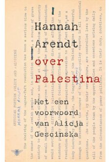 Over Palestina - Hannah Arendt