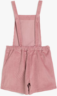 OVERALLS Vierkante kraag Normaal Jumpsuit Lila