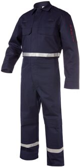 Overalls Vlamvertragend Antist. BASIC LINE DENIS Overall Vlamvertragend Antistatisch MarineblauwL