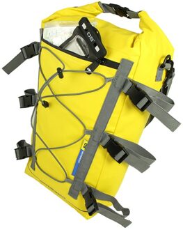OverBoard Waterdichte Kayak Deck Bag Geel - 30-43 x 26 x 14 cm (h x b x d)