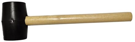 Overhang Tool Ronde Hoofd Houten Handvat Niet-Elastische Rubber Hamer Tegel Hamer Voor Diy Handgereedschap Keuken