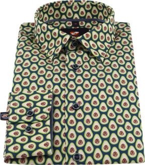 Overhemd Avocado Groen Donkergroen - 42