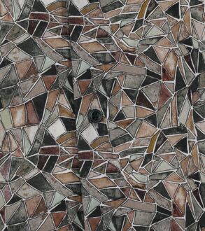 Overhemd BD Driehoeken Bruin - XXL