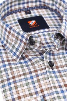 Overhemd Bruin Ruiten Groen - 38,39,40