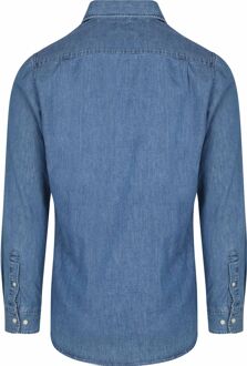 Overhemd Chambray Blauw - XL