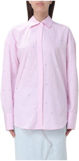 Overhemd Collectie Msgm , Pink , Dames - S,Xs,2Xs