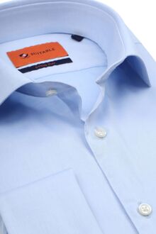 Overhemd Dubbelmanchet Blauw - 38,39,40,41