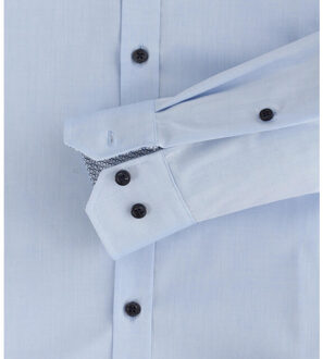 Overhemd extra lange mouw 134024502/115 Blauw - 44 (XL)