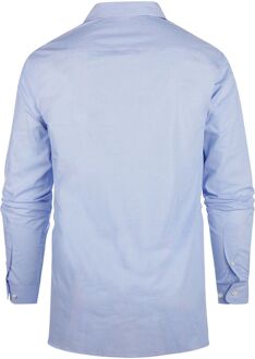 Overhemd Extra Lange Mouw Ruit Blauw - M,L,XL
