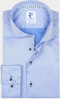 Overhemd extra lange mouw widespread nos.twill.xls.002/000018 Blauw - 42 (L)