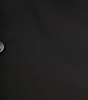 Overhemd Extra Lange Mouwen Twill Zwart - 39,40,41,42,43,44