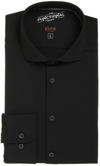 Overhemd Functional Black   39 Zwart