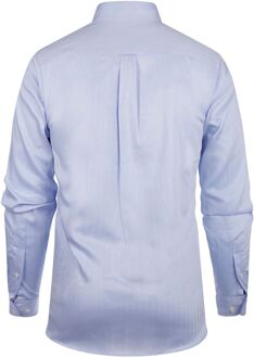 Overhemd Herringbone Lichtblauw - 3XL,XXL