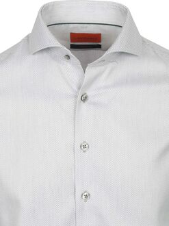 Overhemd Jacquard Luxe Groen - 38,39,40,41