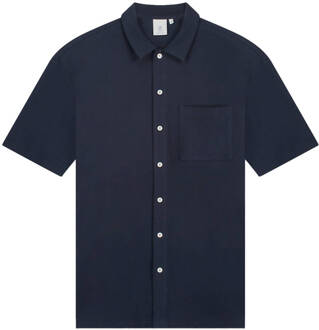 Overhemd korte mouw 3324221 carpo Blauw - XL