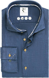 Overhemd lange mouw 124.wsp.009 Blauw - 38 (S)