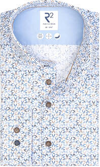 Overhemd lange mouw 124.wsp.024 Blauw - 38 (S)