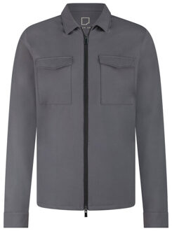 Overhemd lange mouw 25314bo10 Grijs