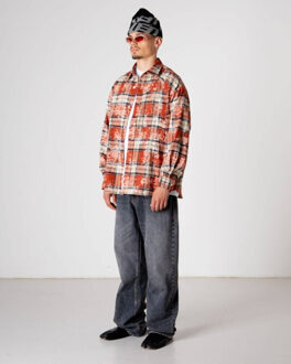 Overhemd lange mouw 2536-717 - maat L Bordeaux