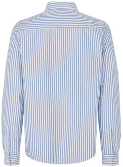 Overhemd lange mouw m10000063 - maat L Blauw