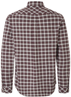 Overhemd lange mouw m24400039 Bruin