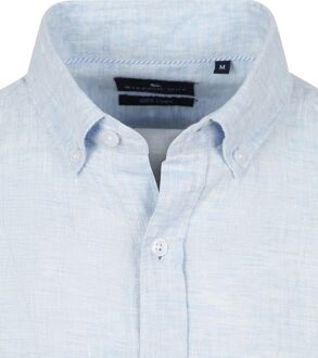 Overhemd Linnen Lichtblauw - M