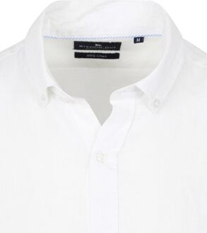 Overhemd Linnen Wit - XXL