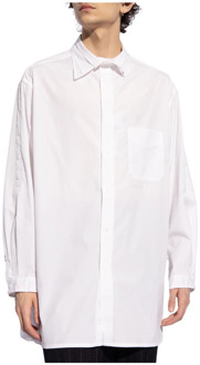 Overhemd met afneembare kraag Y-3 , White , Heren - Xl,L,M