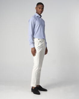 Overhemd met lange mouwen Blauw - 37 (S)