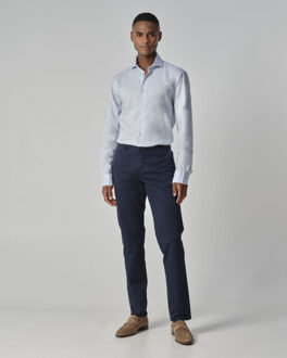 Overhemd met lange mouwen Blauw - 37 (S)