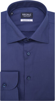 Overhemd met lange mouwen Blauw - 38 (S)