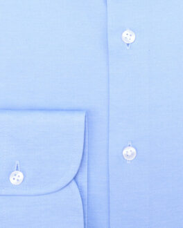 Overhemd met lange mouwen Blauw - 38 (S)