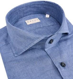 Overhemd met lange mouwen Blauw - 40 (M)