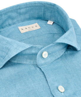 Overhemd met lange mouwen Blauw - 40 (M)