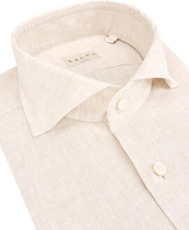 Overhemd met lange mouwen - maat 42 (L) Beige