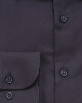 Overhemd met lange mouwen - maat 44 (XL) Zwart