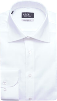 Overhemd met lange mouwen Wit - 44 (XL)