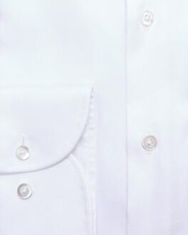 Overhemd met lange mouwen Wit - 44 (XL)